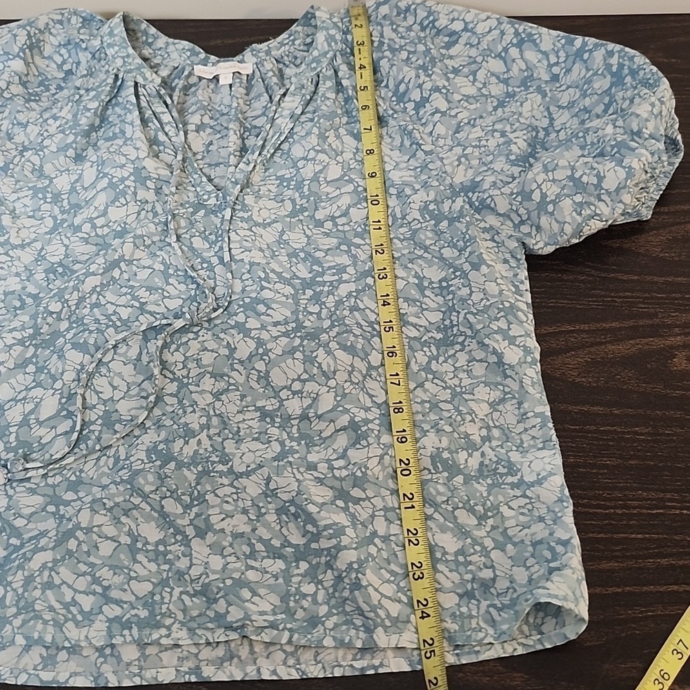 House Of Harlow 1960 Martine Seafoam Puff Short Sleeve Shirt Small Revolve - Picture 7 of 7